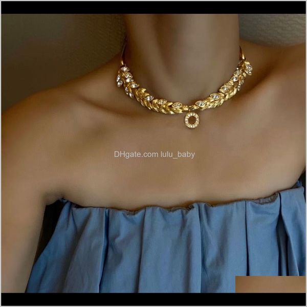 

pendant necklaces & pendants drop delivery 2021 fashion gold cz necklace lady women party wedding lovers gift engagement jewelry for bride y, Silver