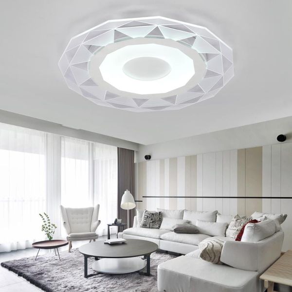 

ceiling lights round diamond shape fashion personality led bedroom modern art circular dining room lamp model lamps