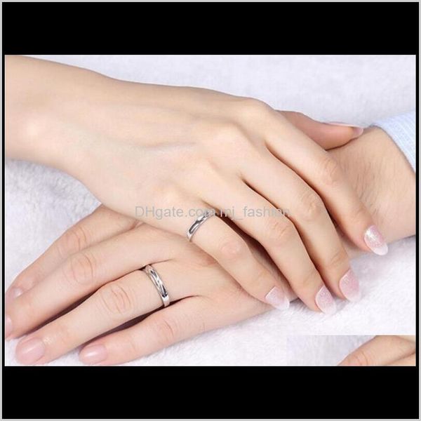 

jewelrywedding jewelry charms austrian crystal engagement couple rings ladies gift drop delivery 2021 clebk, Silver