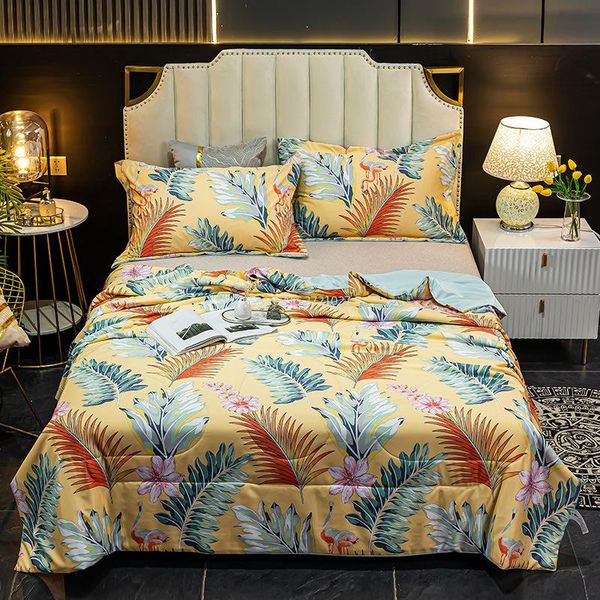 

comforters & sets style summer quilt, air-conditioned double cool machine washable printed