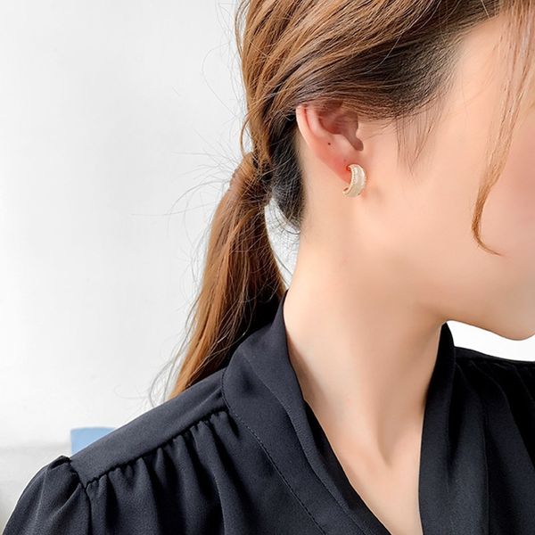 

special offer 70% off 925 silver needle acrylic glass texture small earrings