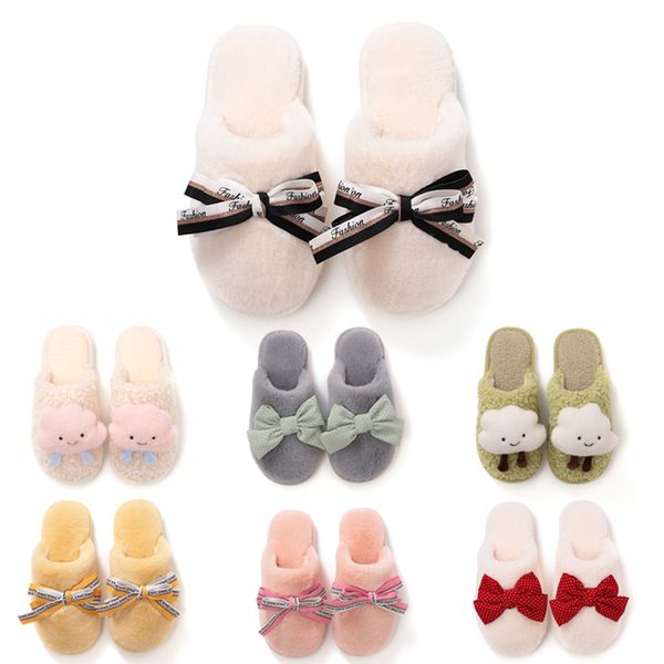 

women slippers platform sandals shoes triple black grown grey pink womens casual indoor warm sneakers flat winter trainers walking slipper s