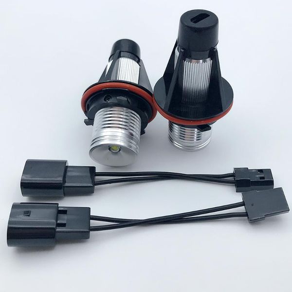 

other lighting system 2pcs 10w led angel eyes marker lights bulbs white/blue/red for e39 e53 e60 e61 e63 e64 e65 e66 e87 525i 530i 545i