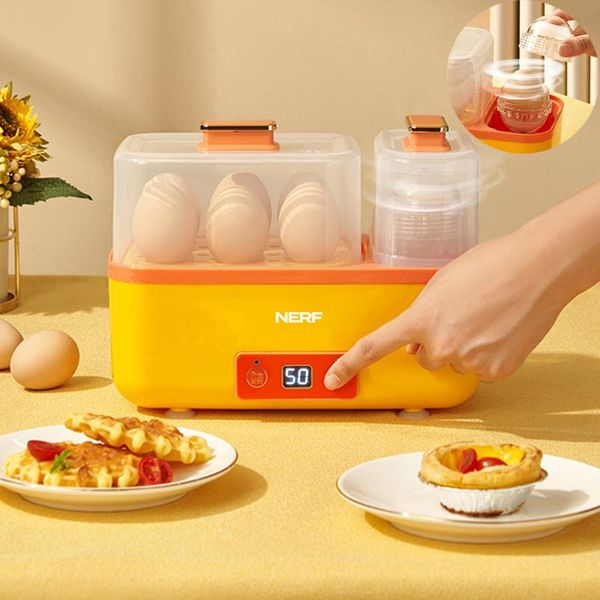 

egg boilers electric boiler steamer white yolk mixer breakfast machine multicooker automatic power off anti-dry cooker 6 eggs