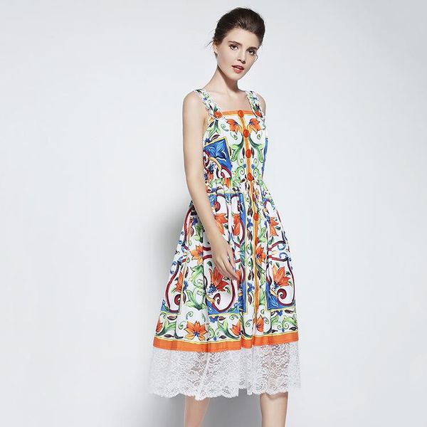 

casual dresses white chiffonab stract floral layers sling dress women robe 20 summer long beach plus size slim fit, Black;gray