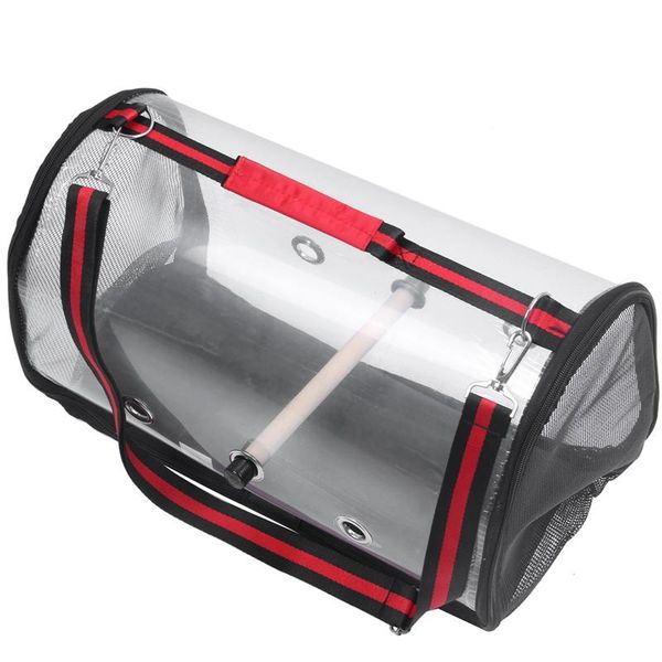 

outdoor travel transport parrot cage bird carriers accessories pvc transparent breathable handbag cages