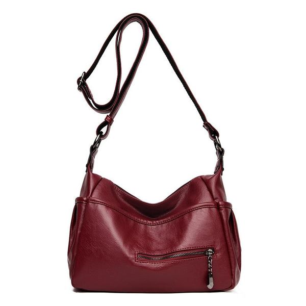 

soft genuine leather women lady crossbody purse satchel tote shoulder bag with tassel luxury burgundy handbag fashion 2021 c1118 cross body