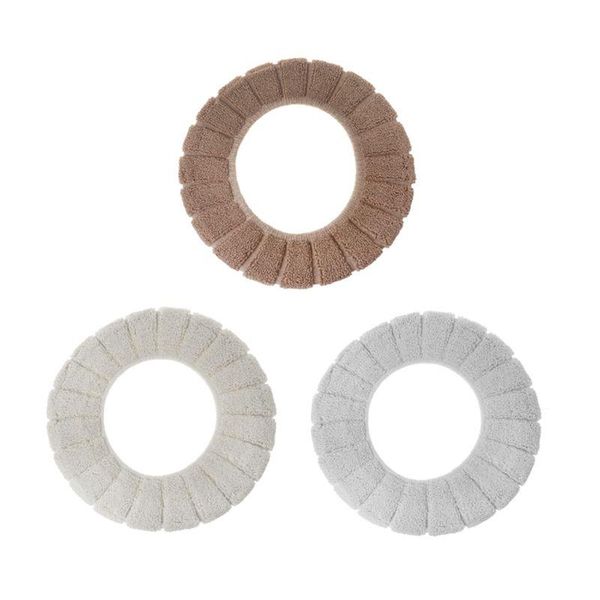 

30cm comfortable toilet seat cushion winter closestool mat soft heated washable pad bathroom accessories covers