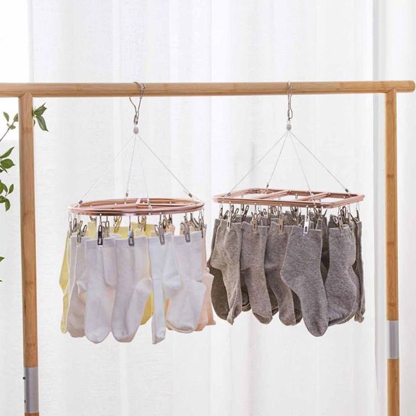 

laundry bags 20 clips pegs clothing rack clothes hanger drying for bra socks underware clothespin stainless steel