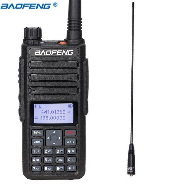 

walkie talkie baofeng dm-860 dm 1801 digital tier1&2tier ii dual time slot dmr digital/analog 2 way radio upgrade+na-771 antenna