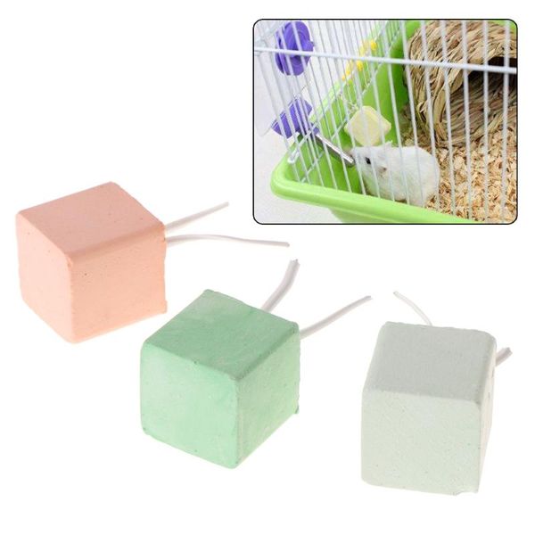 

small animal supplies hamster teeth grinding stone mineral calcium rat squirrel toys cube hang 85la