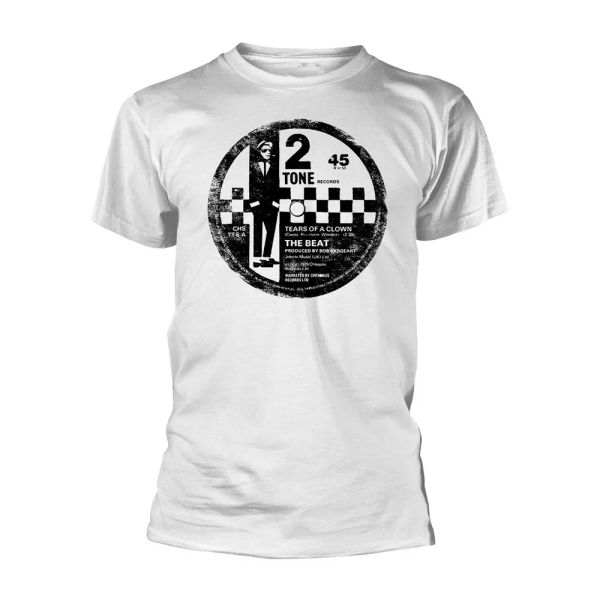 

beat 2 tone label official t-shirt men unisex, White;black