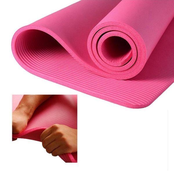 

183*61*1cm 8mm nbr extra thick non-slip yoga mats for beginner fitness pilates exercise gymnastics environmental pad