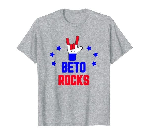 

beto rocks beto 2020 orourke for president rally t-shirt, White;black