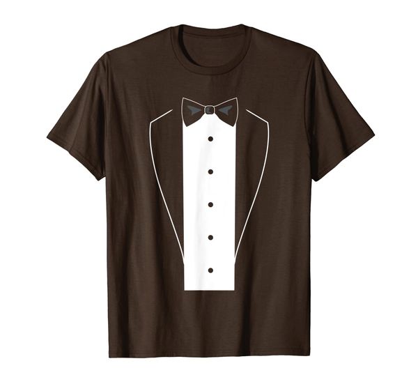 

Black Tuxedo With Bow-tie Suit T-Shirt, Mainly pictures