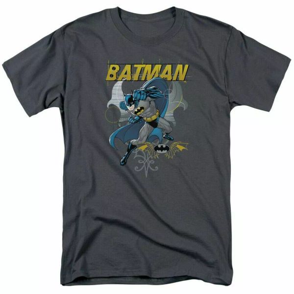 

dc batman urban gothic t shirt mens licensed dc comics tee charcoal, White;black