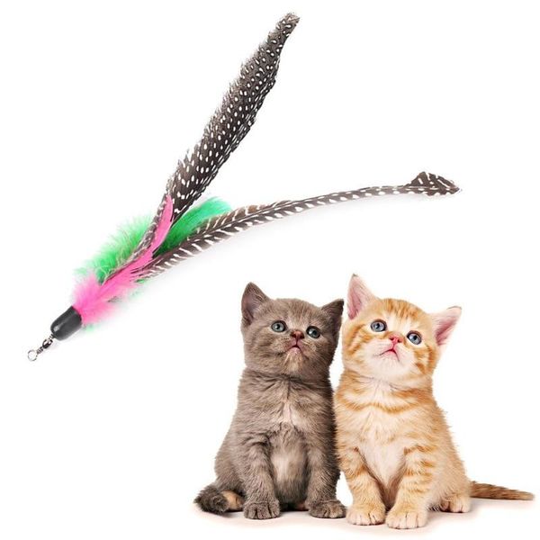 

cat toys pearl feather funny stick replacement head hawoo hawo pe x2z1
