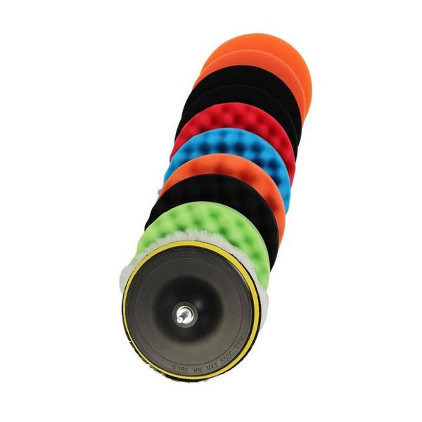 

buffer polishing pad buffing car kit parts roundness set sponge 11 pcs