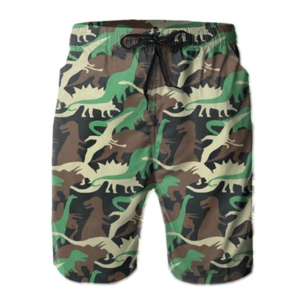 

men's shorts camo swim trunks red black green casual beach quick dry beachwear running with mesh lining summer, White;black