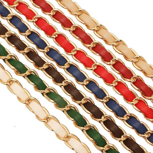 

women's color chain belt messenger belt metal wear pimp bag chain single buy belts