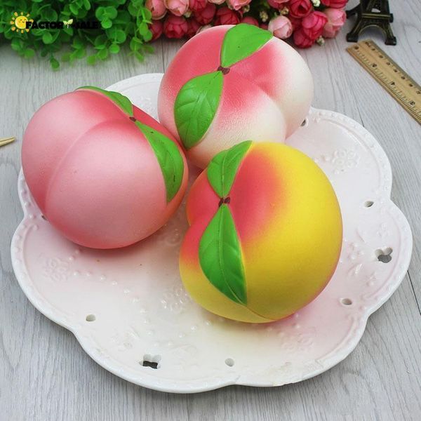 Decompression Toy Pink Peach Squishy Fragrance Jumbo kawaii Squishies profumati Lento aumento Giocattoli Anti Stress Decorazione FM22