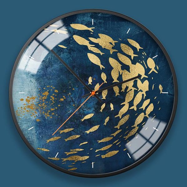 

wall clocks nordic wind clock decorative home watch fresh and simple metal frame