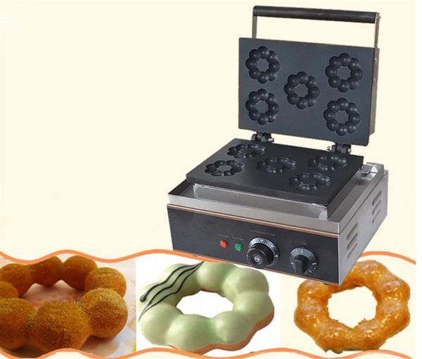 

bread makers jamielin type plum blossom pastry machine 110v/220v stainless steel waffle making flower shape