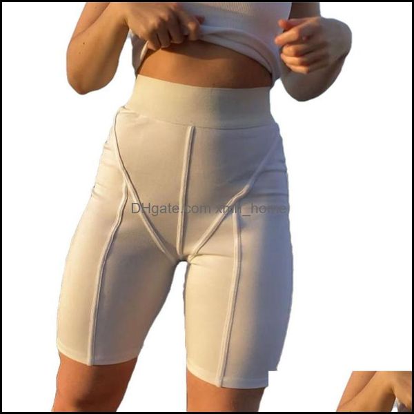 

yoga exercise fitness wear outdoor apparel sports & outdoorsyoga outfits womens shorts high waist tummy control solid workout running athlet, White;red