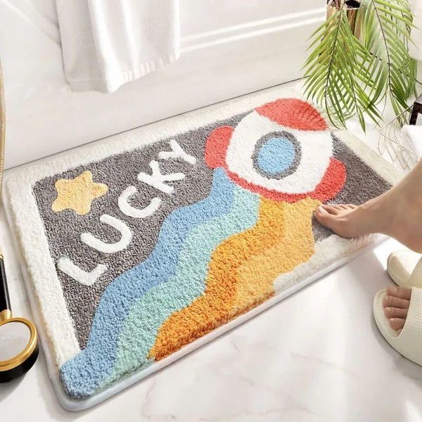 

bath mats moden aniaml absorbent doormat soft bathroom rugs mat tpr rubber kitchen welcome toilet floor carpets for living room home decor