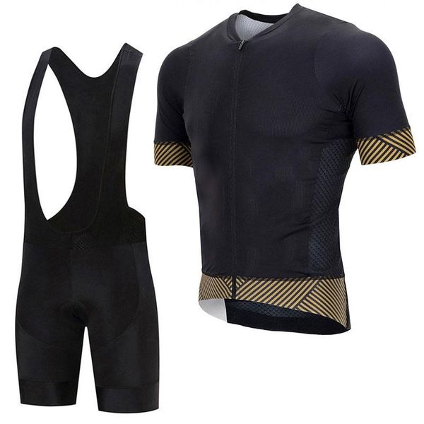 

racing sets summer men's black sling cycling jersey quick-drying breathable short sleeve shorts mountain, Black;blue