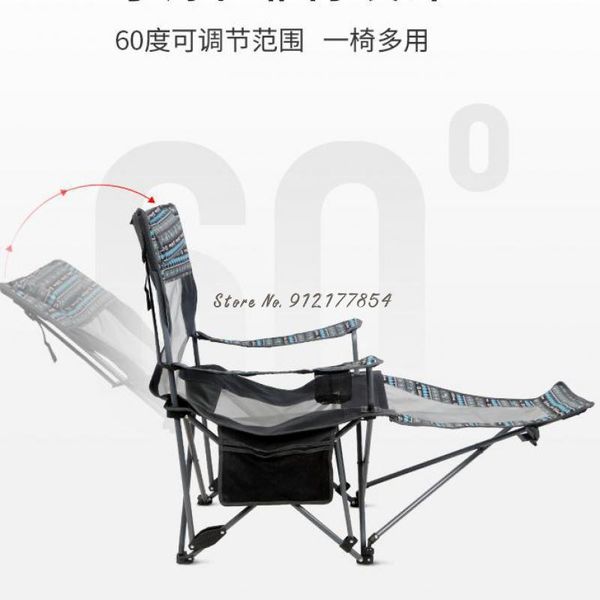 

camp furniture outdoor leisure folding chair recliner portable nap lunch break bed field