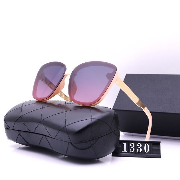 Top-Modeaccessoires-Designer-Damensonnenbrille mit blau-rosa-schwarz polarisierten HD-Objektiv-Katzenaugenbrillen für den Autourlaub