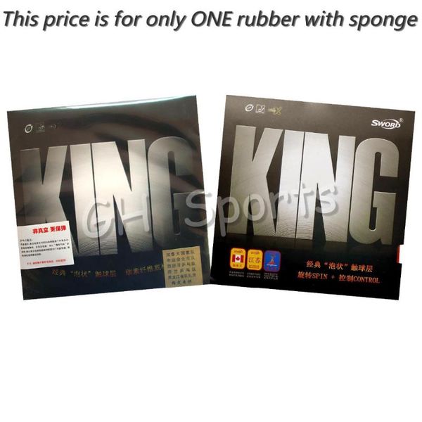 

sword king ft factory tuned pips in table tennis rubber with sponge for racket pong paddle raquets