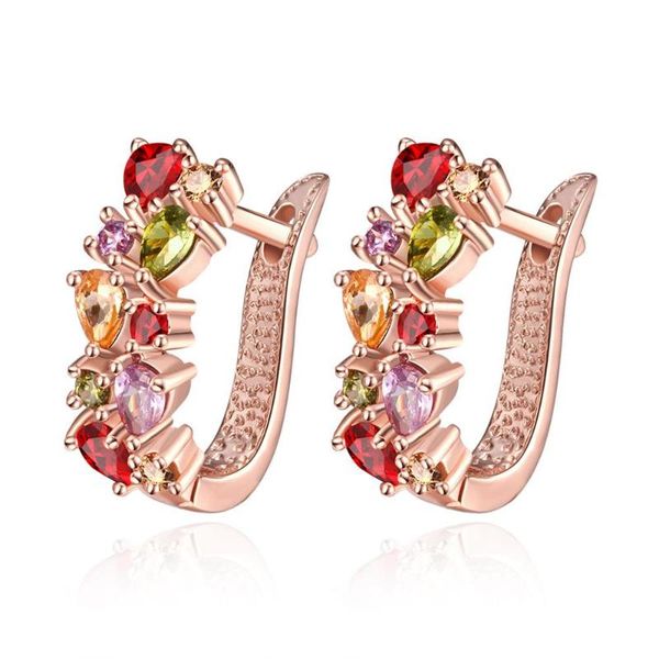 

clip-on & screw back arrival gold color earrings for women design korea personality romantic low price, Silver