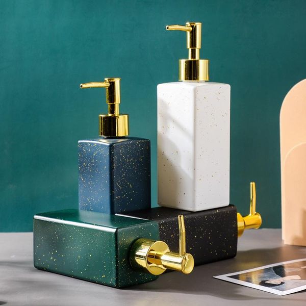 

liquid soap dispenser nordic ceramic hand sanitizer shampoo bottle pressing shower washing bathroom accessories