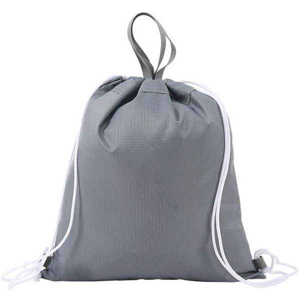 

portable men women adjustable drawstring backpack large capacity travel bags kids girls nylon outdoor