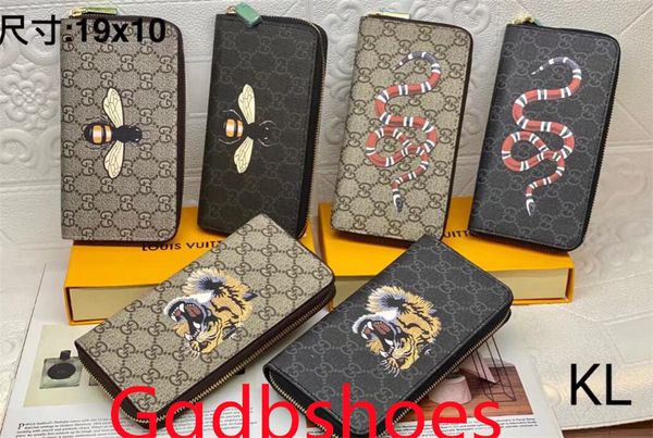 

luxury designer g men wallet original 1:1 flower pattern women purse high-end card holder long wallets with box, Red;black