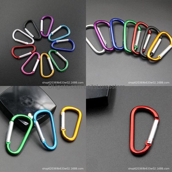 

carabiners keychains 71x37mm hiking buckle aluminum alloy outdoor water bottle mti-function gadgets baitsluresstore jllkex