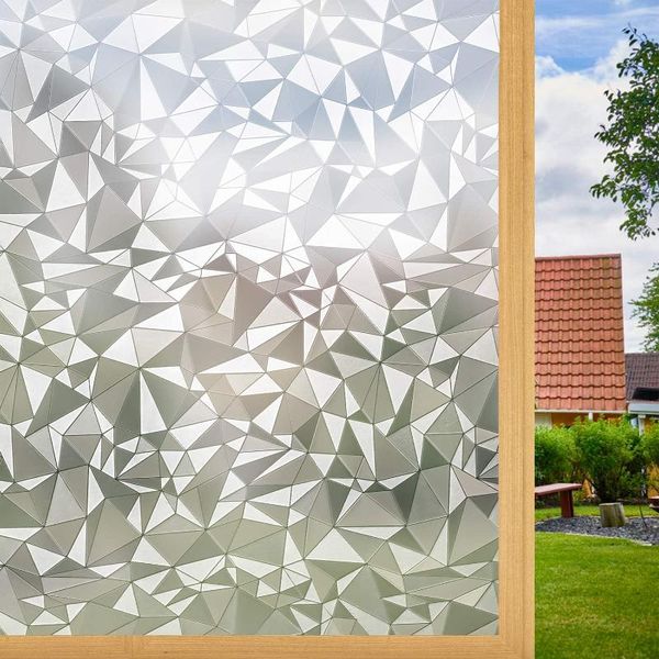 

window stickers luckyyj self-adhesive 3d effect film privacy glass static anti-uv decorative covering