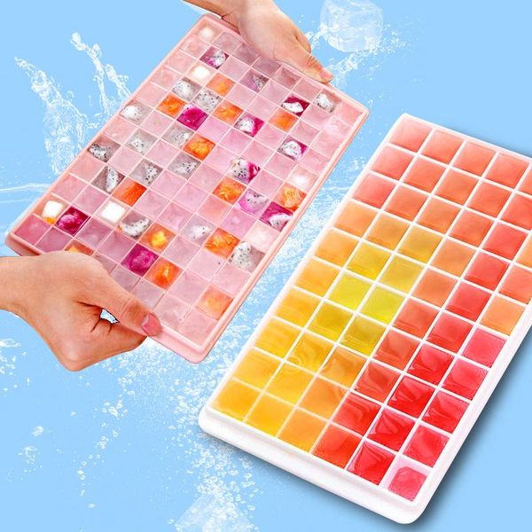 

60/96 grids ice cube tray plastic summer diy high capacity square maker chocolate mold whiskey bar accessories baking moulds