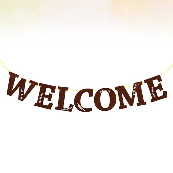 

party decoration welcome letter flag creative garland decorative banner for birthday easter