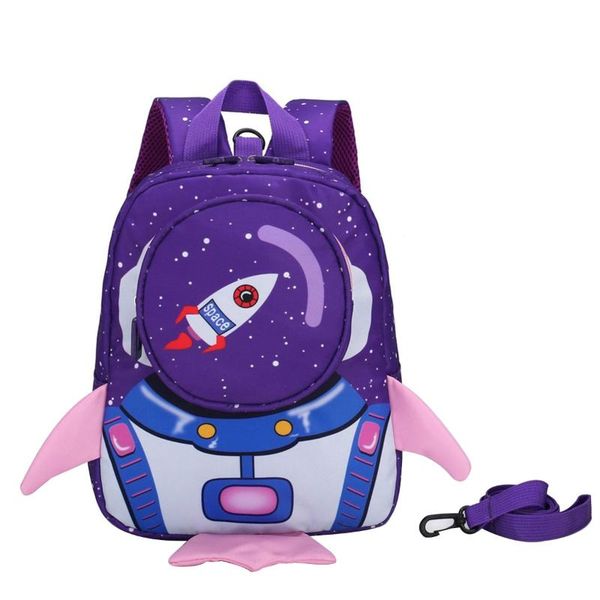 

backpack 2021 brand kids with safety leash lovely 3d boys girls cartoon lightweight school bag for kindergarten nursery