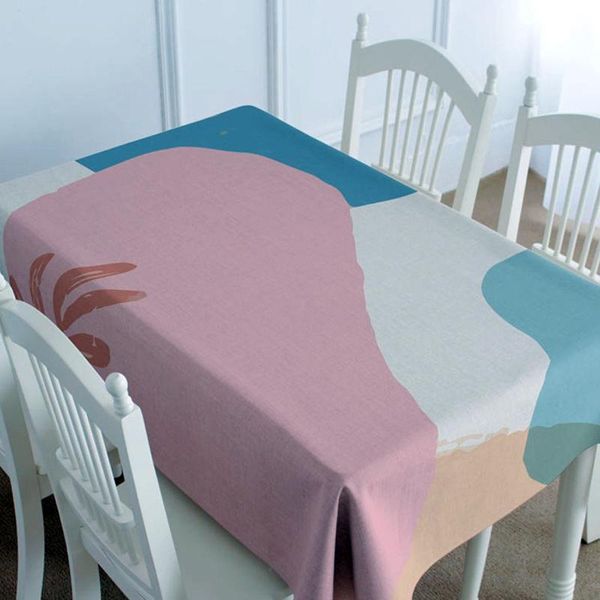 

table cloth morandi color matching dining room tablecloth living coffee waterproof, oil-proof, colorless and tasteless