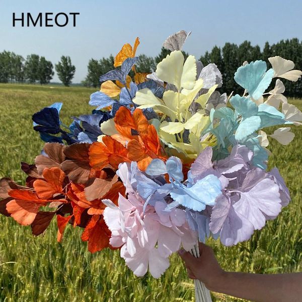 

artificial eucalyptus ginkgo leaf christmas tree ornament wedding flower arrangement material garden room home decoration plants decorative
