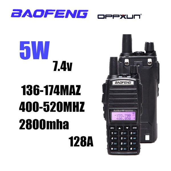 

baofeng walkie talkie uv82 cb radio station vhf uhf dual band uv 82 two way ham
