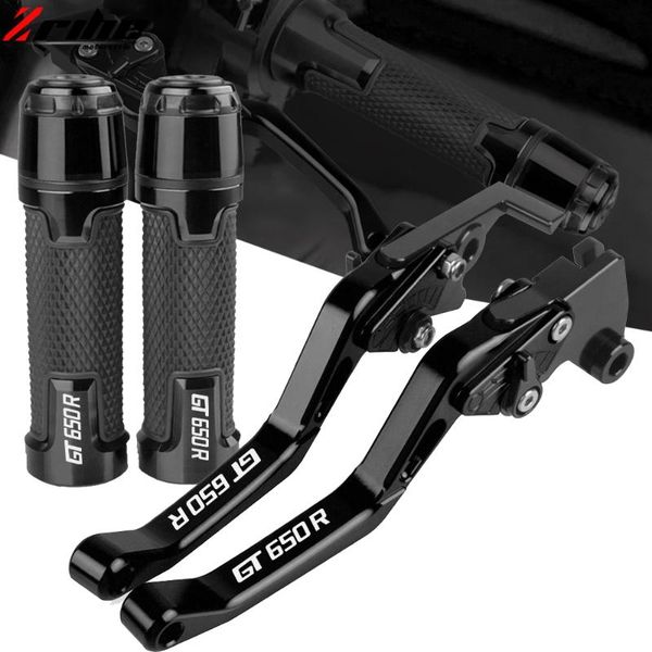 

motorcycle brakes adjustable cnc brake clutch levers handlebar grip handle hand grips for hyosung gt650r gt 650r 2006-2009 2007 2008