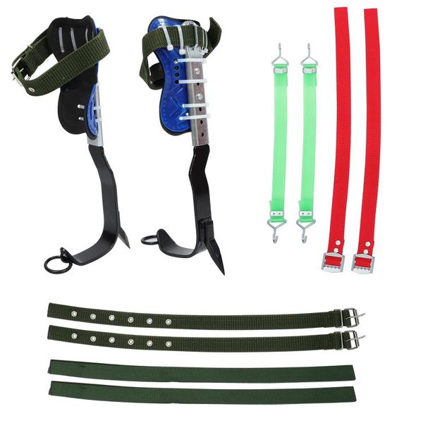 

cords, slings and webbing 1 set single claw upright climbing tree shoes adjustable gear