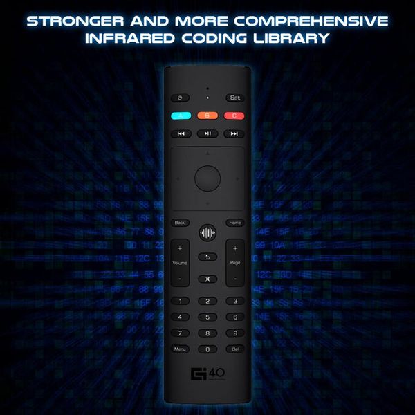 

remote controlers electronic smart home accessories g40s 2.4ghz wireless air mouse 6-axis gyro voice for pc android tv box