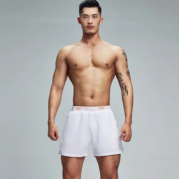 

men's shorts summer men sports fitness bodybuilding jogger casual training male quick dry breathable bermuda, White;black