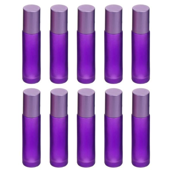 

storage bottles & jars 10pcs 10ml roll-on for essential oil perfume roller